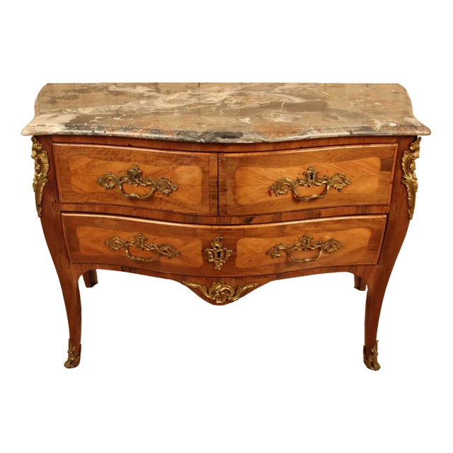 Vintage Louis XV Chest of Drawers For Sale
