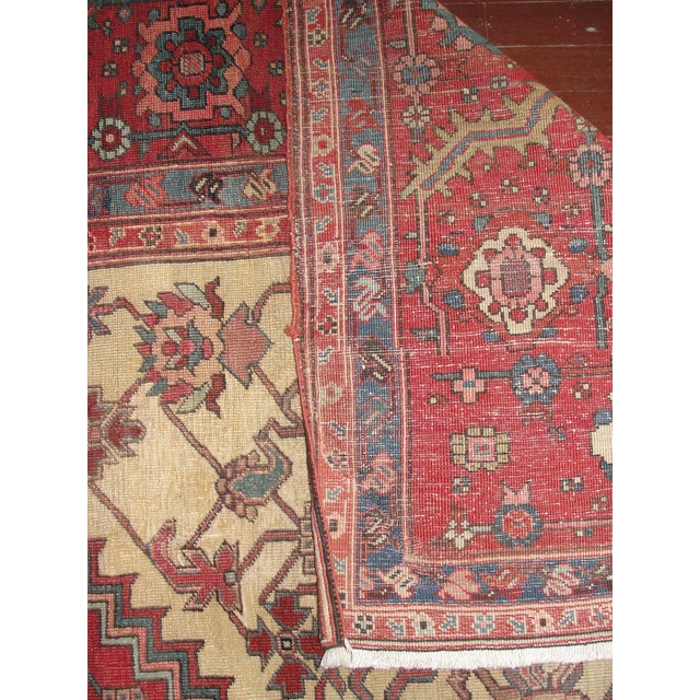 Antique Serapi Carpet For Sale - Image 11 of 13