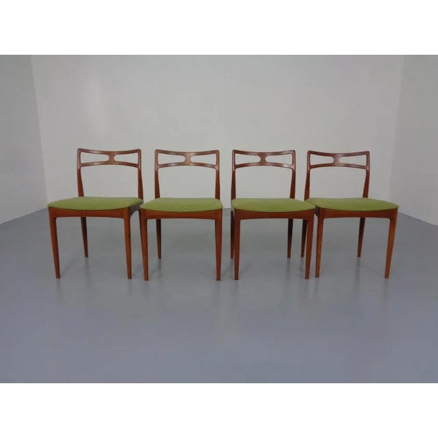 Model 94 Teak Dining Chairs by Johannes Andersen for Christian Linneberg, 1960s, Set of 4 For Sale - Image 12 of 18