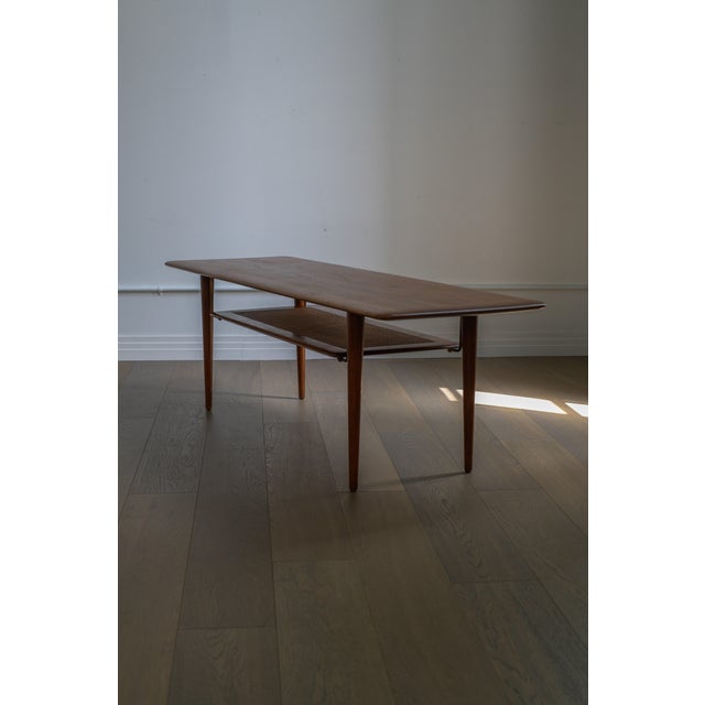 Brown Hvidt & Mølgaard-Neilsen Fd 516 Coffee Table for France & Sons, Denmark For Sale - Image 8 of 10