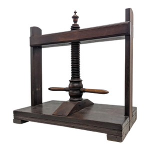 Antique George III Oak Book Press