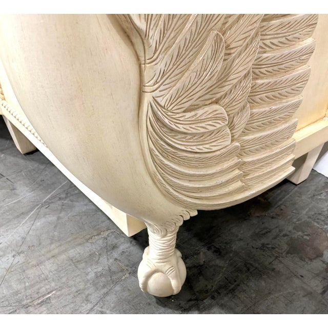 2020s Maitland-Smith Traditional Cream Swan Katherine Credenza For Sale - Image 5 of 10