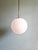 Large Pendant Light in Satin White Opal Glass from Glashütte Limburg, 1970s For Sale - Image 12 of 14