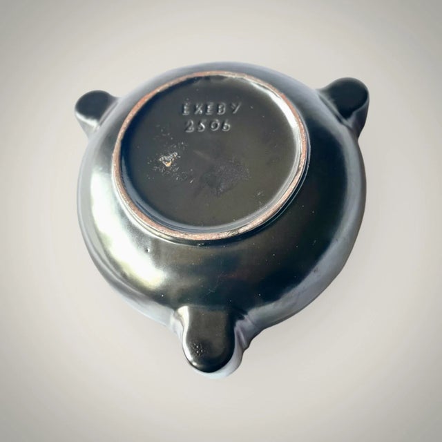 Vintage Harald Östergren for Upsala Ekeby Candle Holder/ Bowl For Sale - Image 4 of 4