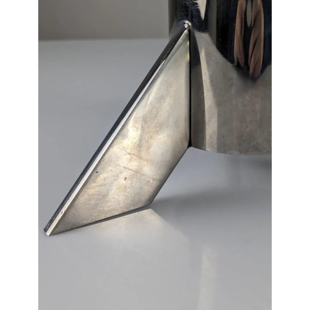 Steel Table Sculpture Lamp For Sale - Image 6 of 9