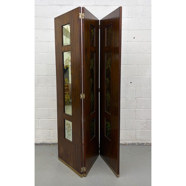Hollywood Regency Stunning "Bogart" Luxe Oviatt Screen by Thomasville For Sale - Image 3 of 13
