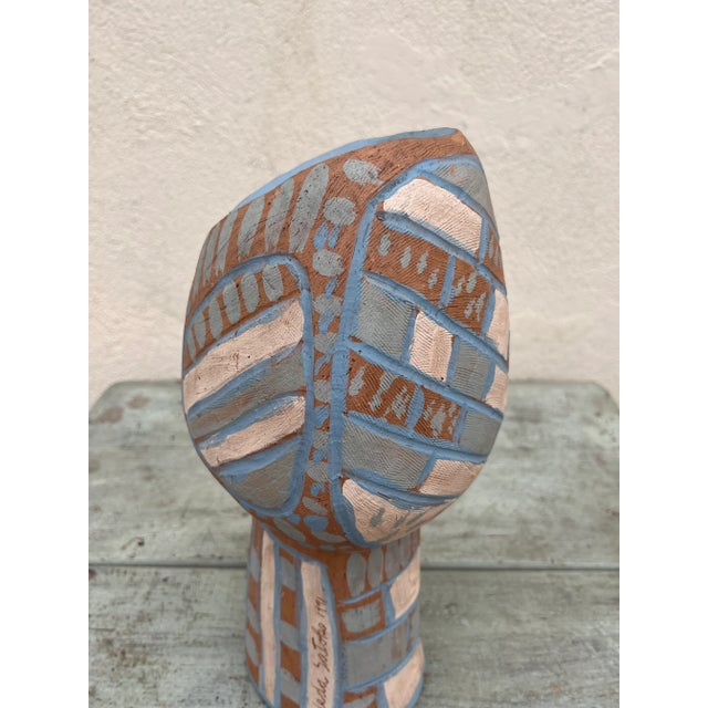 Sculpture Materials Ueda Satoko Abstract Clay Sculpture, Brazil 1991 For Sale - Image 7 of 11