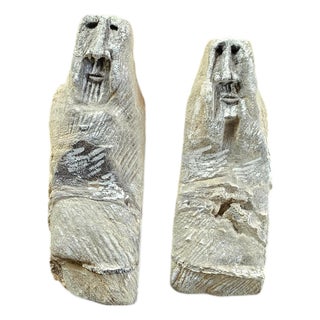 Stone Sculptures from Ad Maas, Set of 2 For Sale