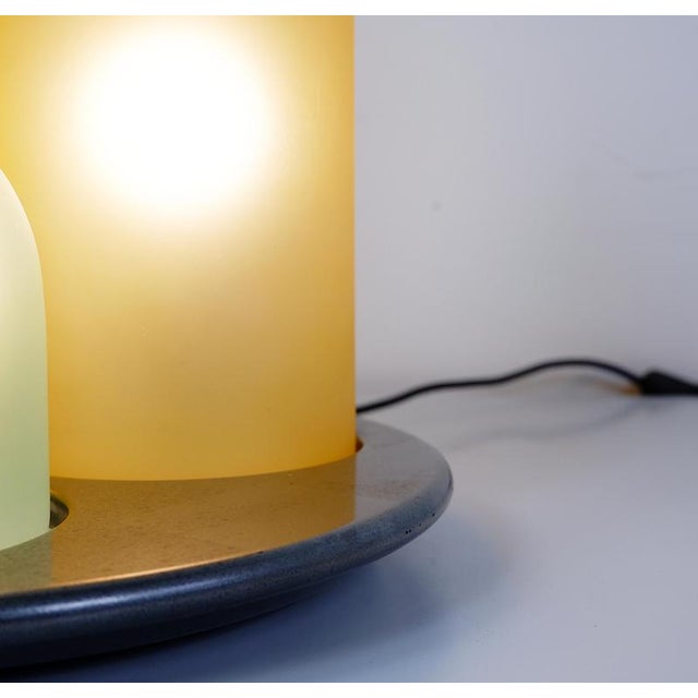 Italian Bacco 1-2-3 Murano Glass Table Lamp by Gido Rasati for Itre, 1980s For Sale - Image 6 of 13