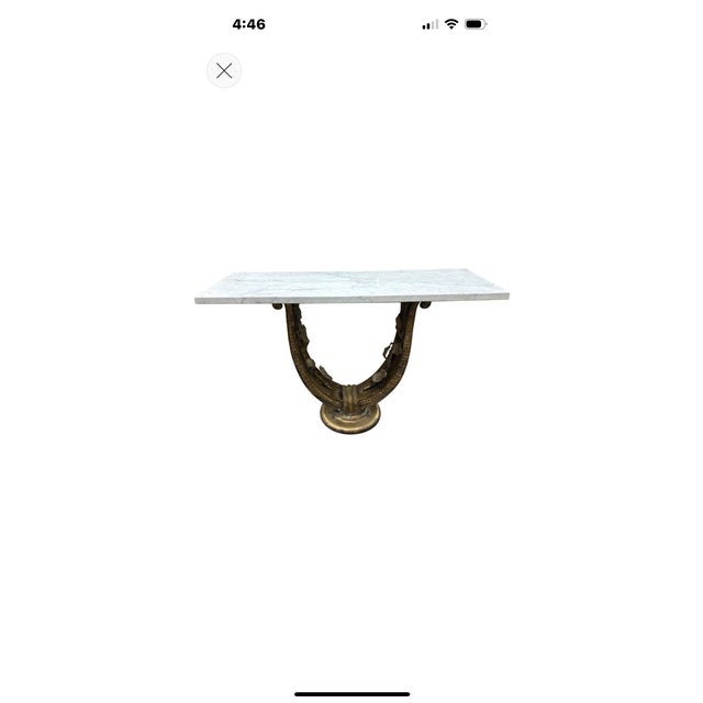 1930s Italian Art Deco Bronze Console Table For Sale - Image 18 of 18