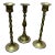1970s Collection of Brass Candleholders - Set of 3 For Sale