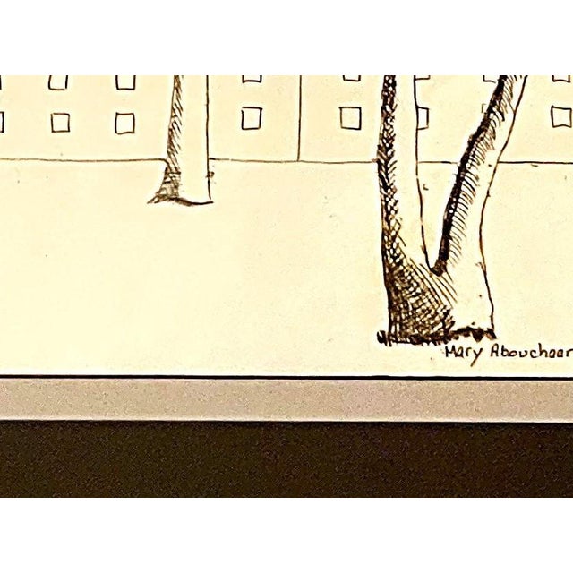 Original Mid-Century Etching of Ennismore Gardens London #1 of 2 For Sale In Los Angeles - Image 6 of 8