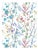 Sample - The House of Scalamandré Potpourri Wallpaper, Turquoise For Sale