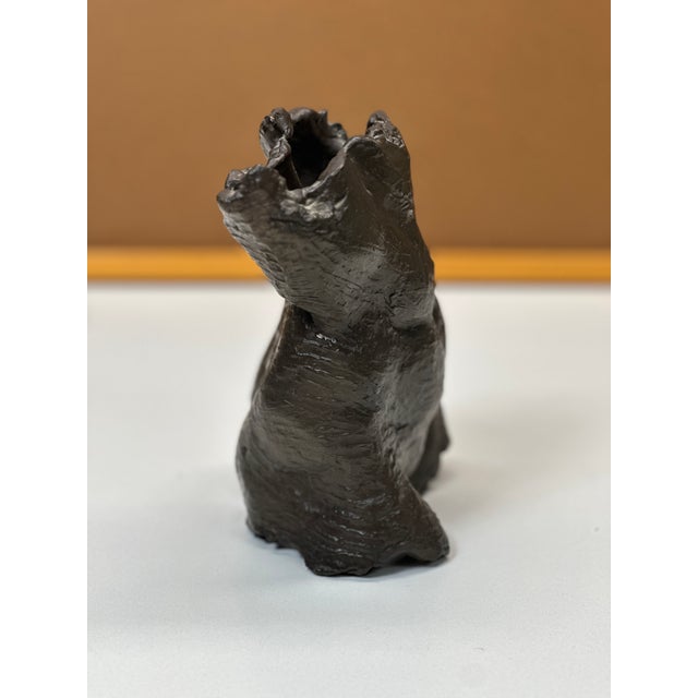 Metal Patrick McKearnan Signed Cold Cast Bronze Female Torso Sculpture 7.5” Modern Figure For Sale - Image 7 of 16