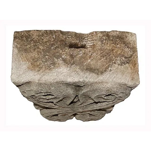 Late 19th Century Antique Limestone Keystone For Sale - Image 5 of 8