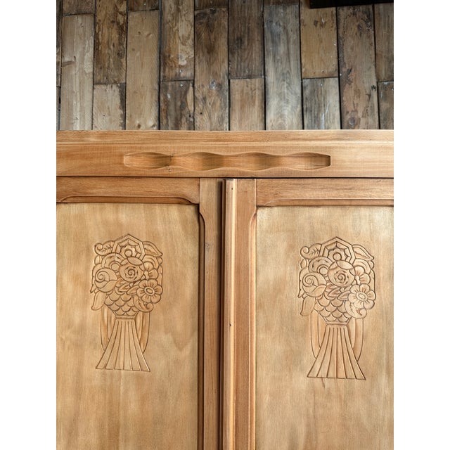 Art Deco Wardrobe with Hanging Space, 1930s For Sale - Image 10 of 12