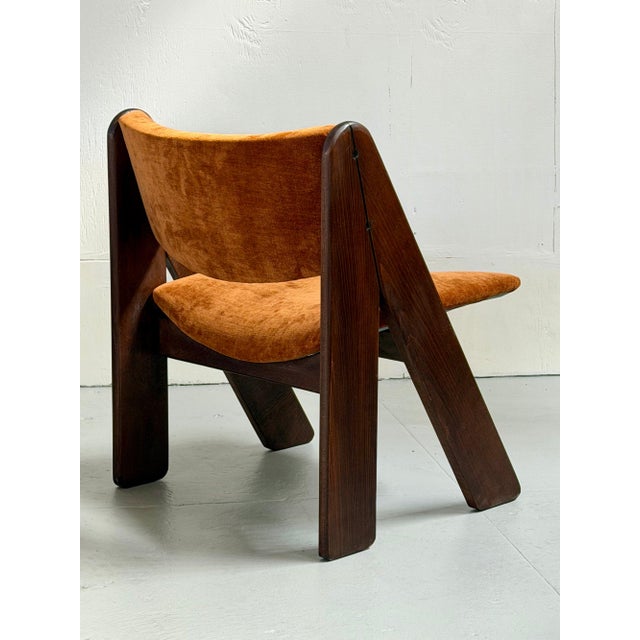 Mid-Century Modern Set of 6 1970s Esse Dining Chairs for Stilwood Attributed to Gigi Sabadin For Sale - Image 3 of 4