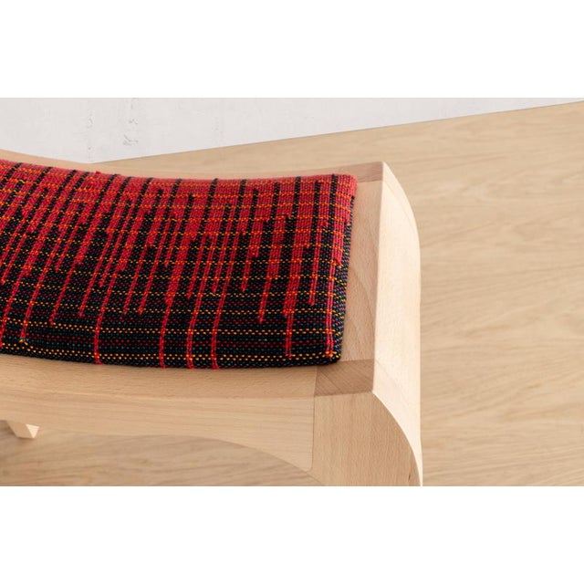 Not Yet Made - Made To Order Signed Rumbo Stool 1 in Beech Wood by Jean-Baptiste Van Den Heede For Sale - Image 5 of 7