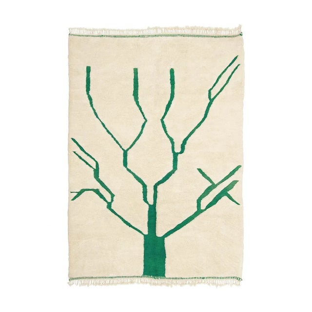 Hand-Knotted Wool Rug by Azele Studio For Sale - Image 9 of 9
