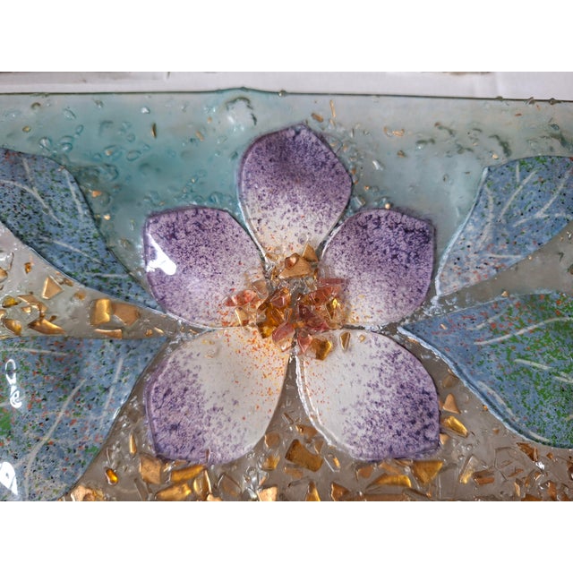 Murano Art Glass Wall Clock from Gianfranco Costantin, 1980s For Sale - Image 6 of 8