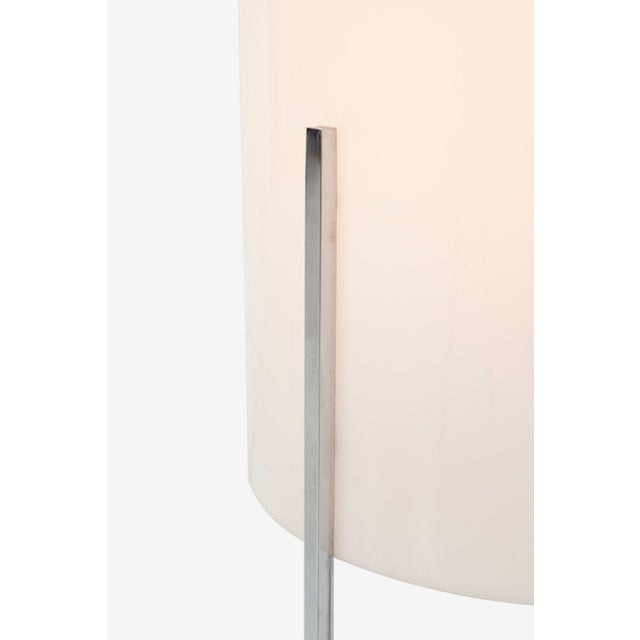 White Chromed Brass & Acrylic Table Lamp by Paul Mayen for Habitat, 1955c. For Sale - Image 8 of 10