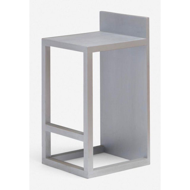 Minimalism Plane Furniture After Donald Judd Chair/Stool For Sale - Image 3 of 4