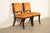 1960s Kittinger Regency Carved Mahogany Side Chairs or Dining Chairs, Pair For Sale - Image 5 of 15