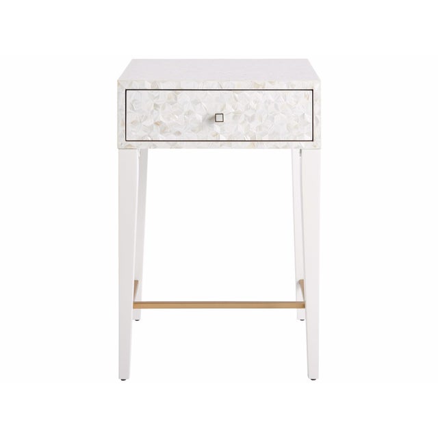 Contemporary Contemporary Royal Royal Bedside Table, White For Sale - Image 3 of 3