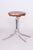 Minimum height: 56 cm (22 in) Maximum height: 67.5 cm (26.6 in) Diameter: 66.5 cm (26.2 in) This piano stool is an...
