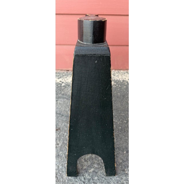 Early 20thc Original Painted Shoe Shine Box For Sale In Los Angeles - Image 6 of 8