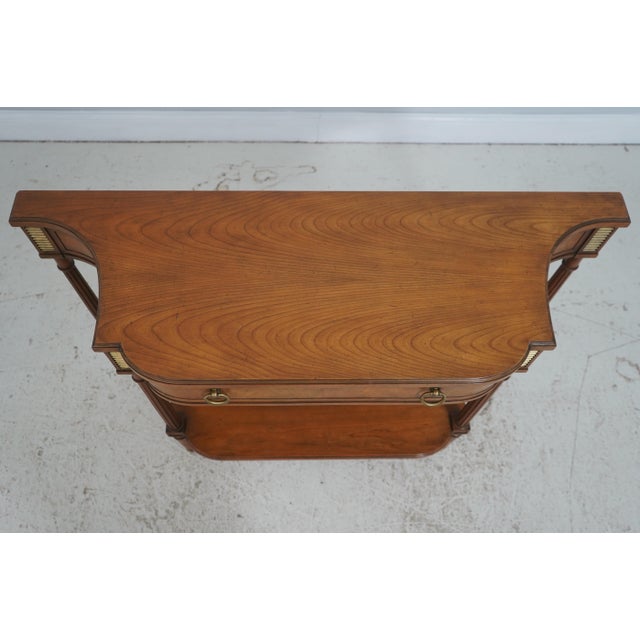 French Baker Maison Jansen Style 1 Drawer Console Table For Sale - Image 3 of 18
