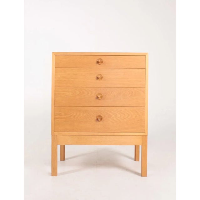 Mid-Century Modern Oak Chest of Drawers by Børge Mogensen for Karl Andersson & Söner, 1960s For Sale - Image 3 of 12