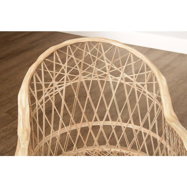 1960s Russell Woodard Mid Century Modern Spun Fiberglass Armchairs - A Pair For Sale - Image 5 of 13