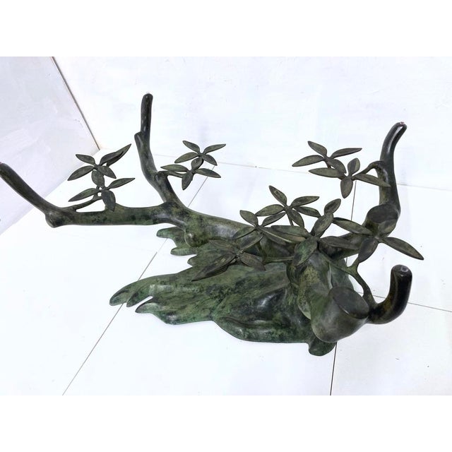 1980s Hollywood Regency Bonsai Coffee Table by Willy Daro, Belgium, 1970s For Sale - Image 5 of 14