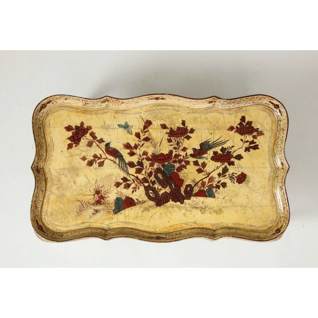 Louis XV Style Chinoiserie Tray Top Low Table For Sale - Image 9 of 12