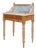 Late 19th Century English Pine Washstand With Blue and White Tile Backsplash For Sale