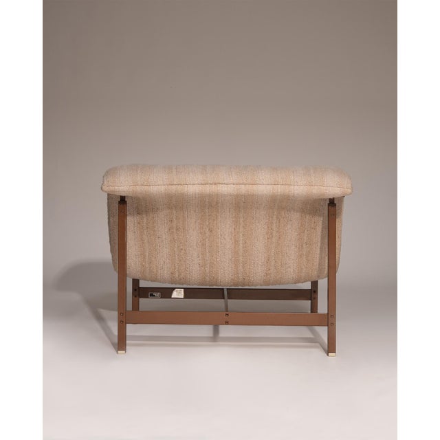 1970s Wave Lounge Chairs by Giovanni Offredi for Saporiti, 1970s, Set of 2 For Sale - Image 5 of 13