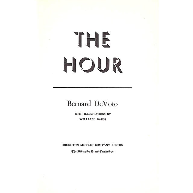 DEVOTO, Bernard [84] pp. Houghton Mifflin Company 1951 First Printing 8 1/4" x 5 1/2" Jacket design by William Barss...