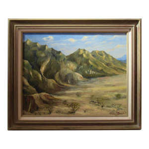 Xavier Barile Desert At Death Valley, California, 178 Feet Below Sea Level 1941 Painting