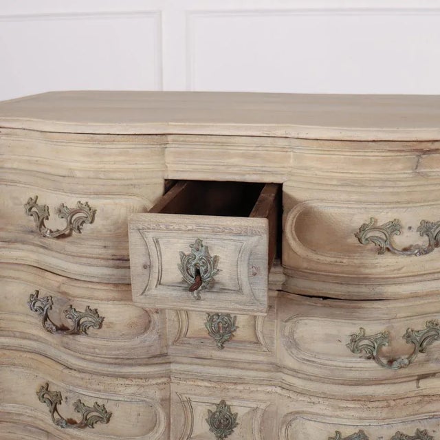 18th Century Bleached Oak Commode For Sale - Image 10 of 11