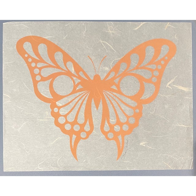 Traditional 1970s James Omohundro Butterfly Serigraph For Sale - Image 3 of 3