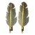 Murano Platinum Leaf Sconces For Sale