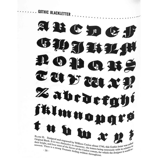 Paper "Lettering From a to Z" 1946 Hornung, Clarence P. For Sale - Image 7 of 11