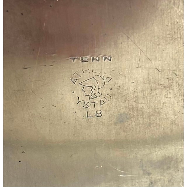 Art Deco Pewter Cigarette Box by Oscar Antonsson for Athena Tenn, 1930s For Sale - Image 6 of 8