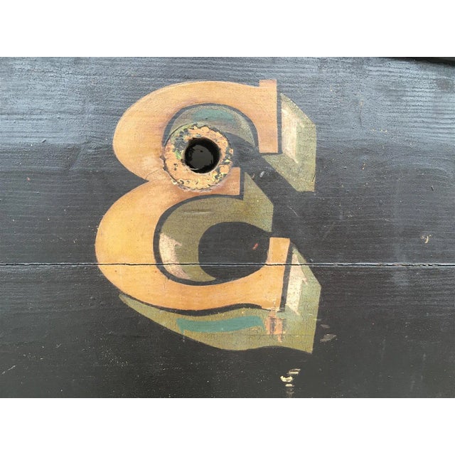 Late 19th Century Antique Hand-Painted Brewery Sign – Maclay & Co. LTD Thistle Brewery, Scotland, C. Late 19th / Early 20th Century For Sale - Image 5 of 10