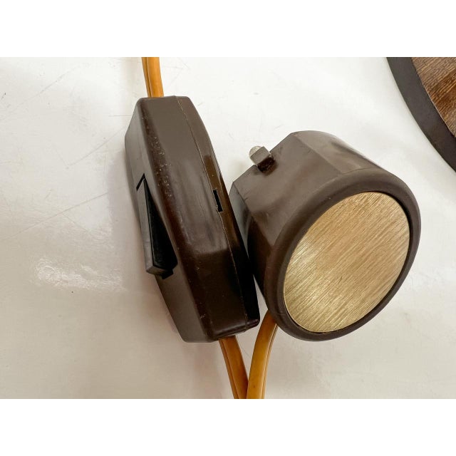 Wood Mid-Century Wood and Fiber Table Lamp attributed to Louis Kalff for Philips, 1950s For Sale - Image 7 of 15