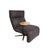 Modern Etino Lounge Chair in Fabric and Wood from Koinor For Sale - Image 3 of 16
