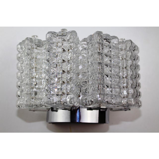 Each with two lamps E14 with 4 glass pistons, pull switch. I have official proof of authenticity such as vintage catalogs,...