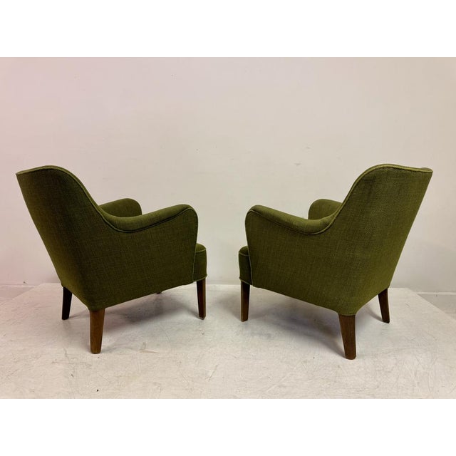 1950s Model 1748 Armchairs by Peter Hvidt for Fritz Hansen, Denmark, 1950s, Set of 2 For Sale - Image 5 of 12