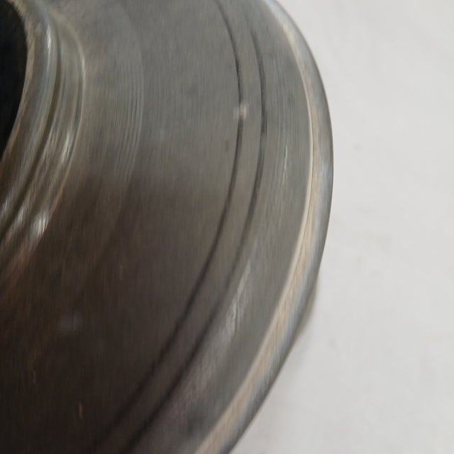 1940s Thorens Aluminum Powder Puff Wind Up Music Box For Sale - Image 4 of 11